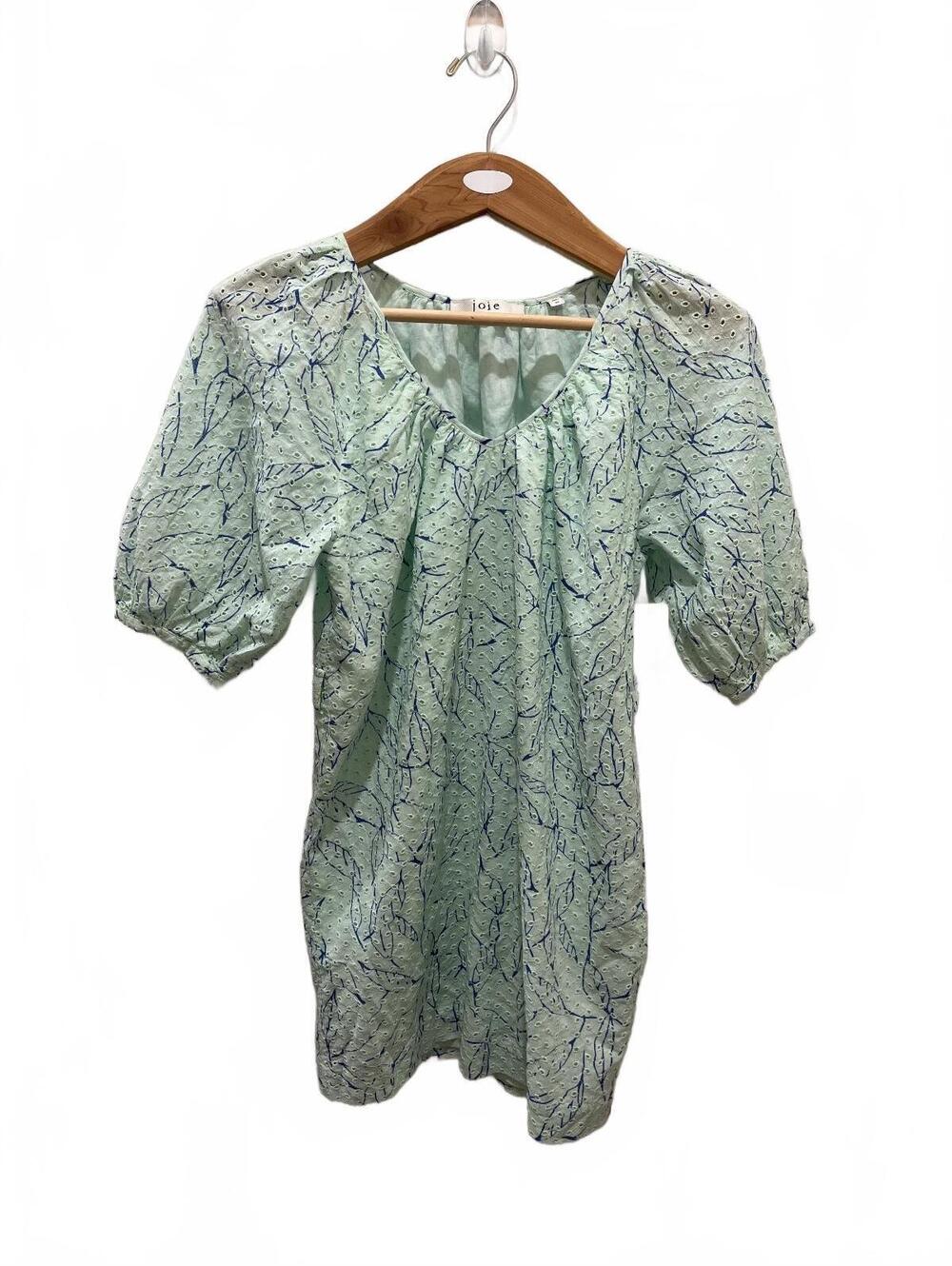 Joie Tillman Bay Clematis Blue Mini Dress XS
